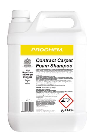 Contract Carpet Foam Shampoo