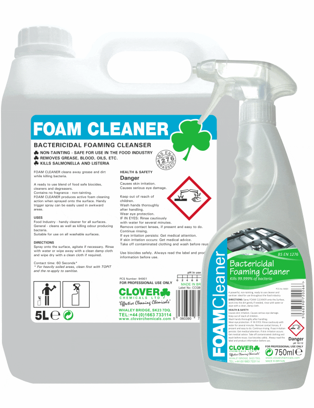 Bactericidal Foaming Cleaner